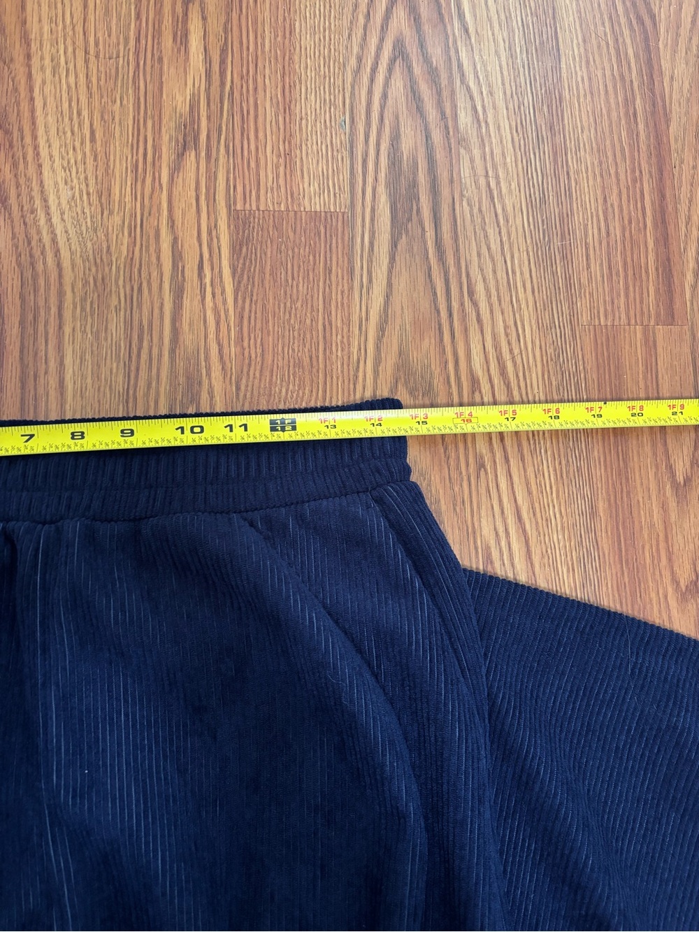 Halara Pocket Straight Leg Baggy Mop Corduroy Casual Pants - Picture 7 of 8